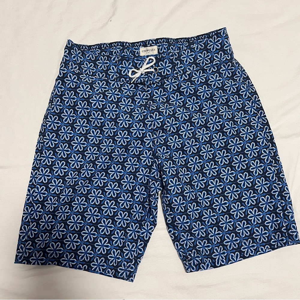 Crewcuts Boys' printed swim trunk